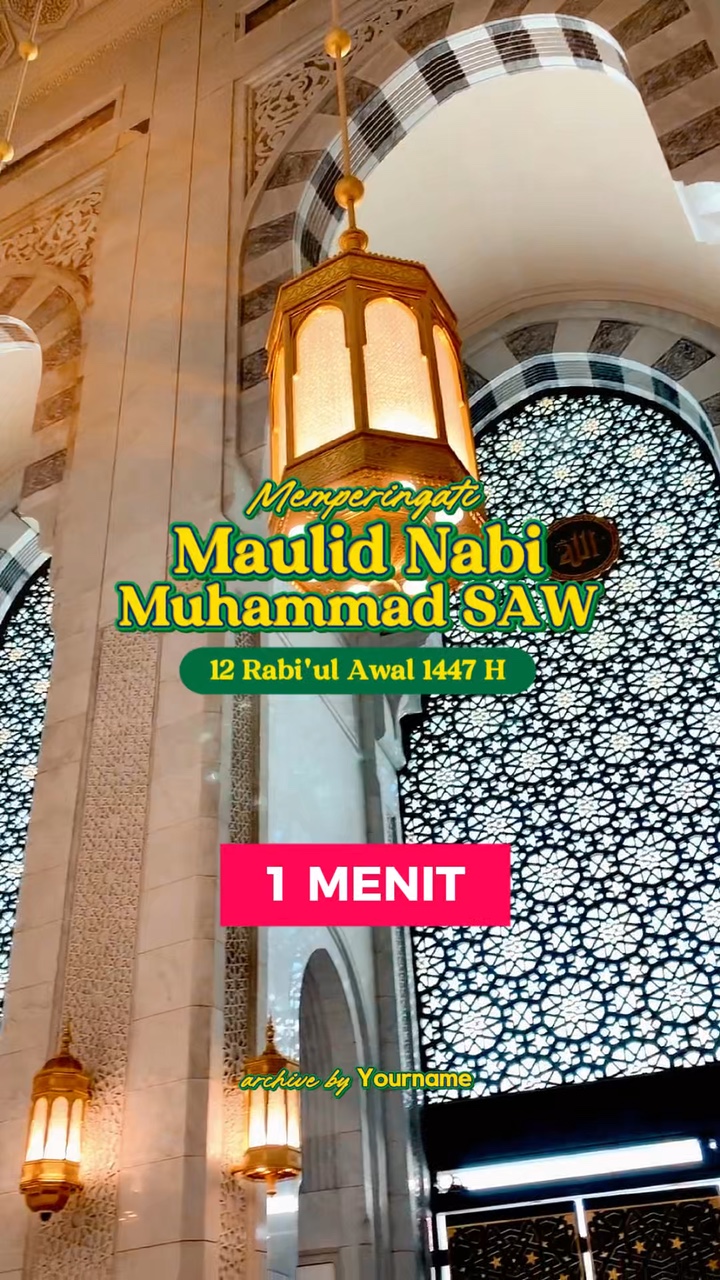 MAULID NABI 1 MENIT