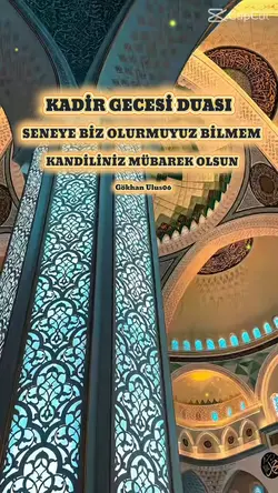 Kadir gecesi duası