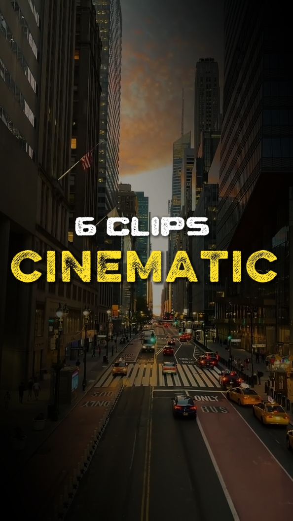 6 clipes cinematográficos 