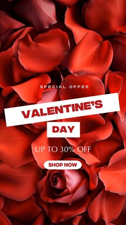 Valentine sale off