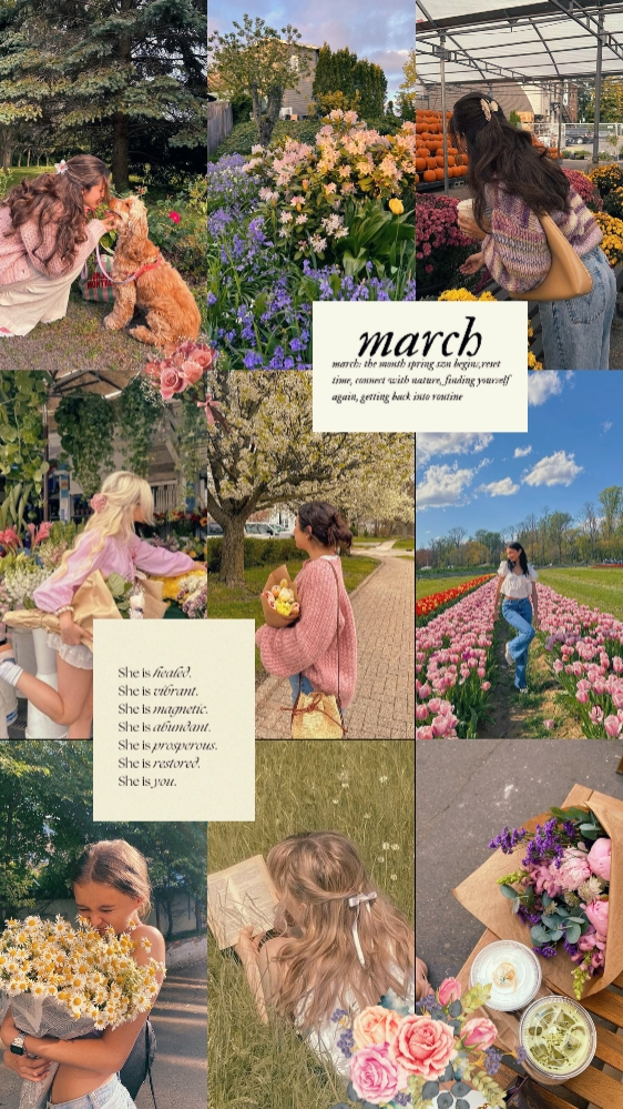 Spring Break Collage