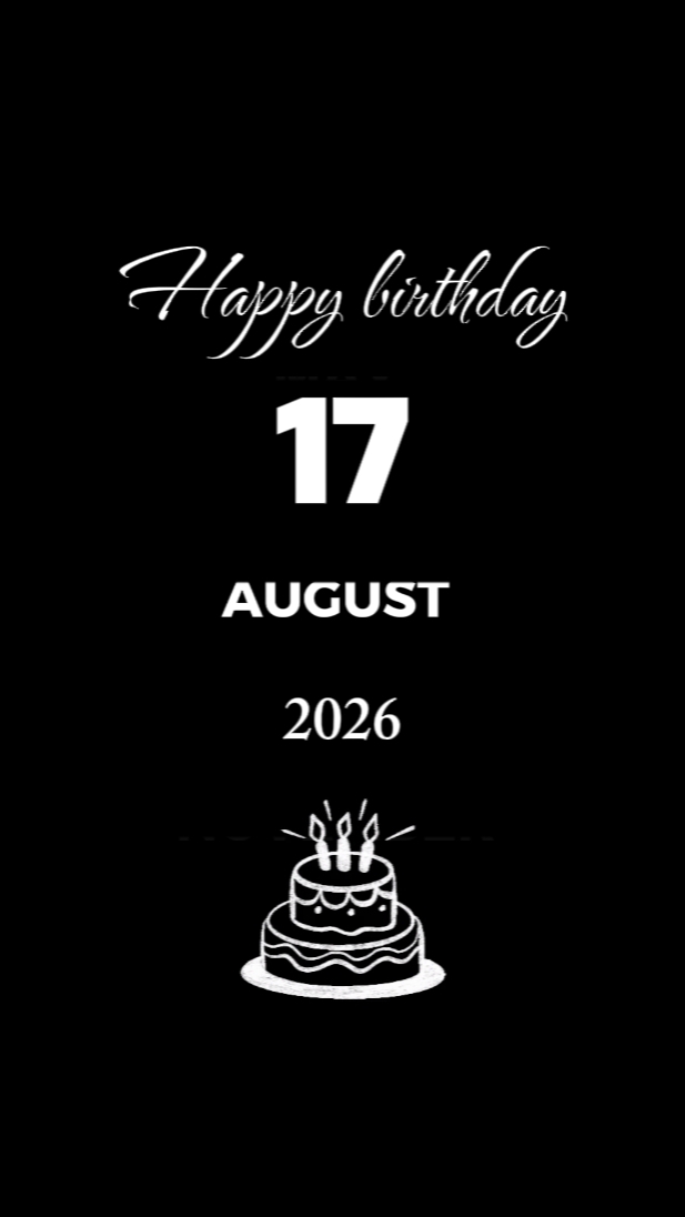 HBDY BABY 17 AUGUST