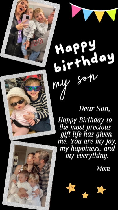HBD oğlum / 3resim