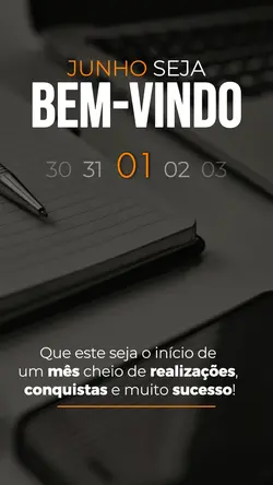 Bem-vindo Junho 