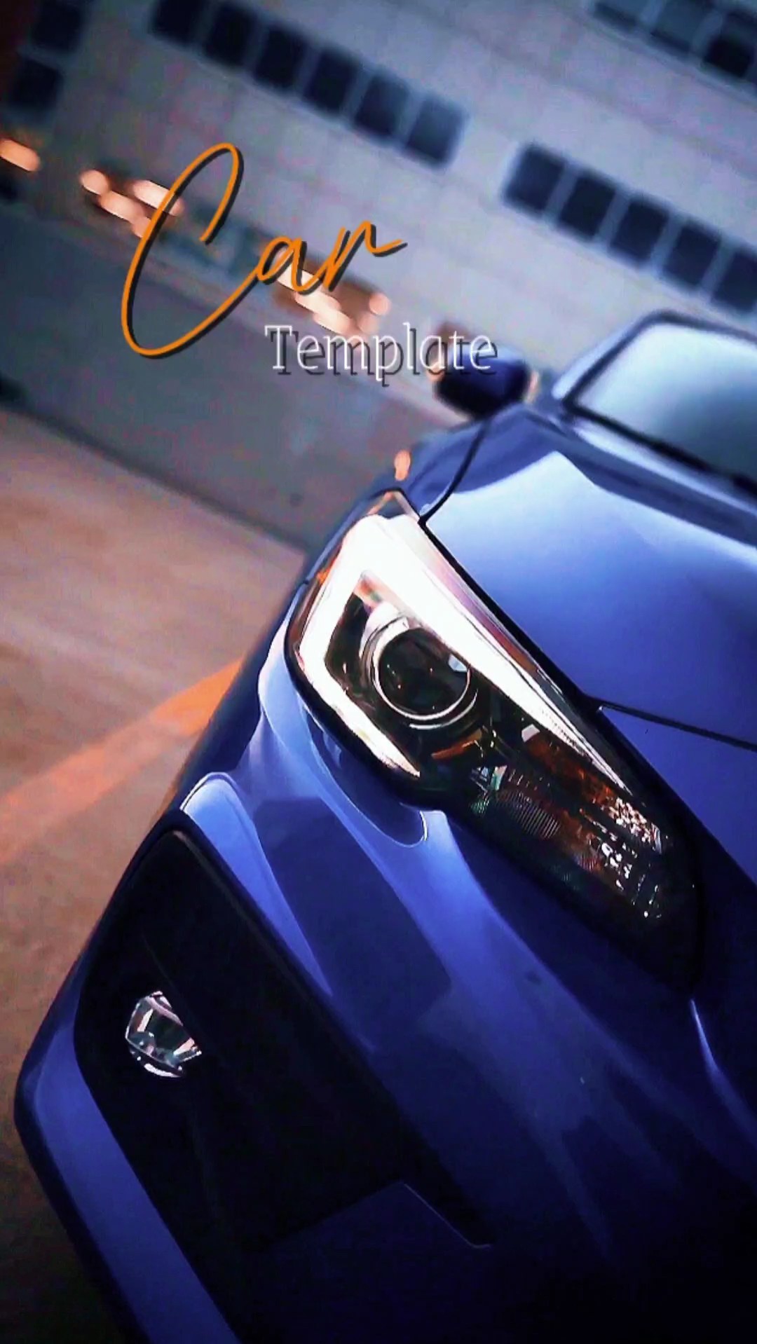 PLANTILLA DE COCHE