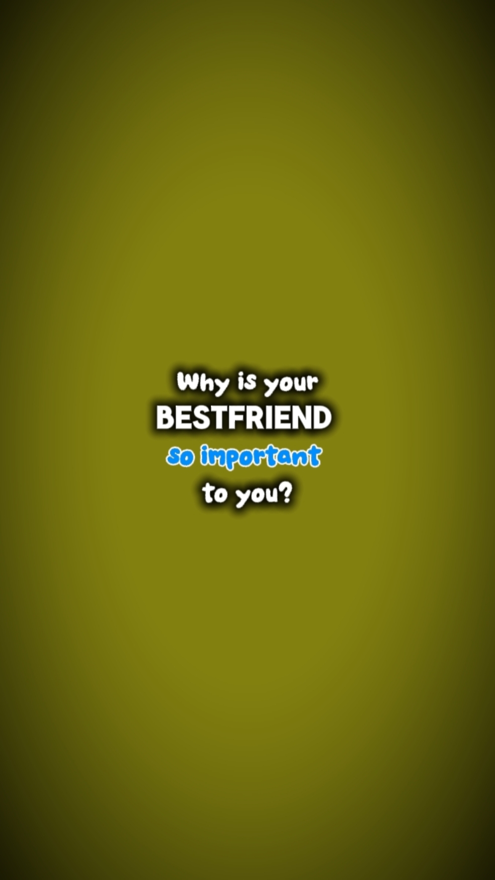 bff is important 