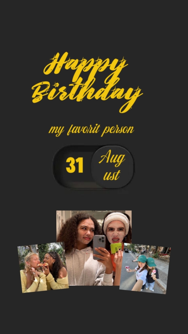 B'day 31 août