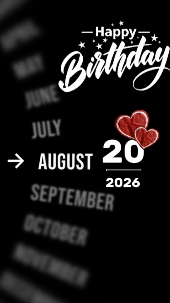 HBDboyfriend20August