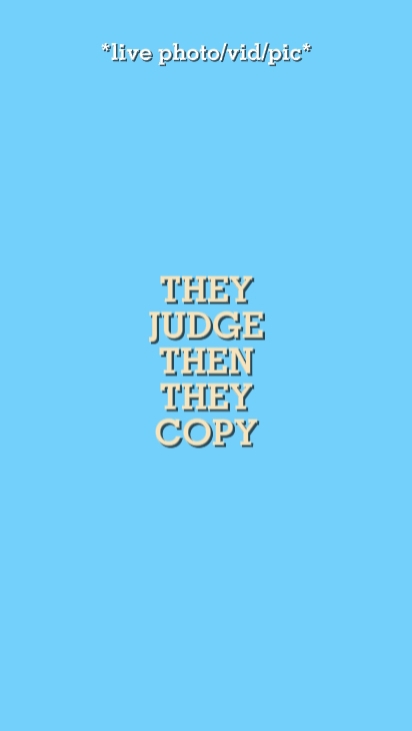 - THEY COPY 