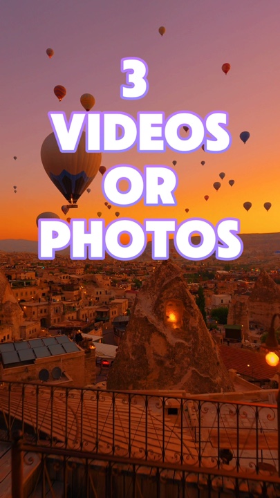 3 videos o fotos