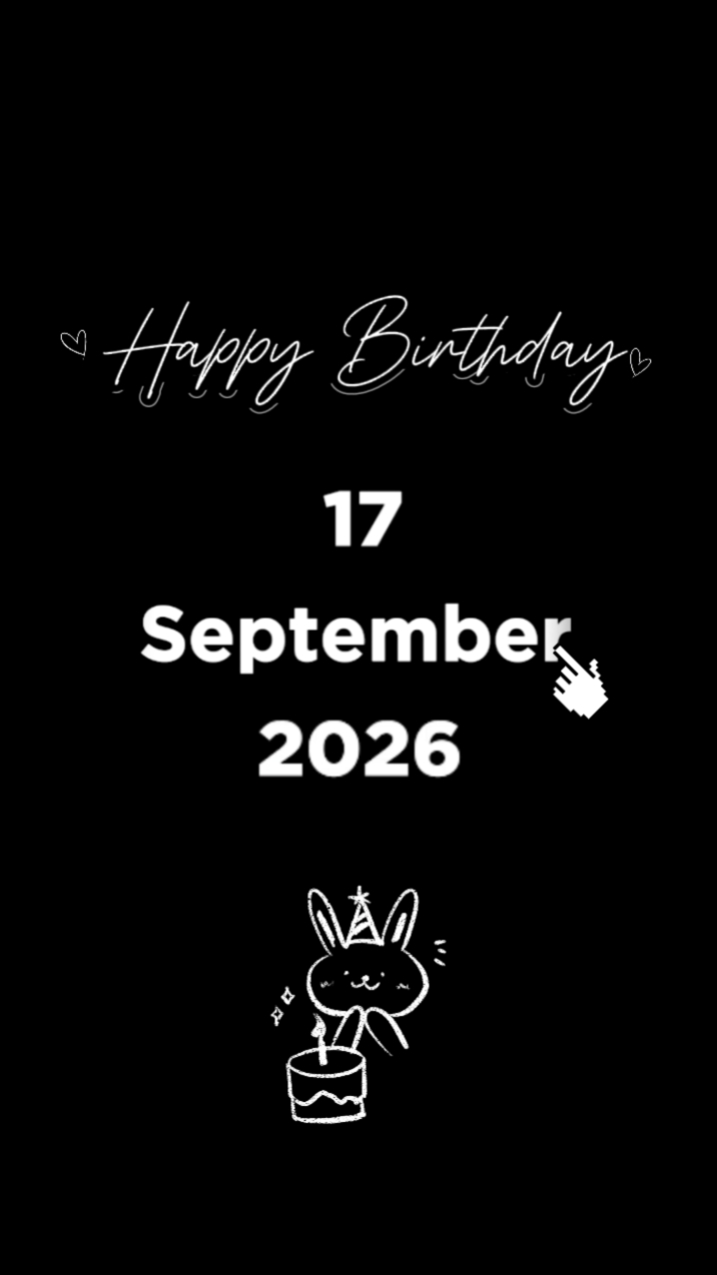 HBD SON 17 SEPTEMBER