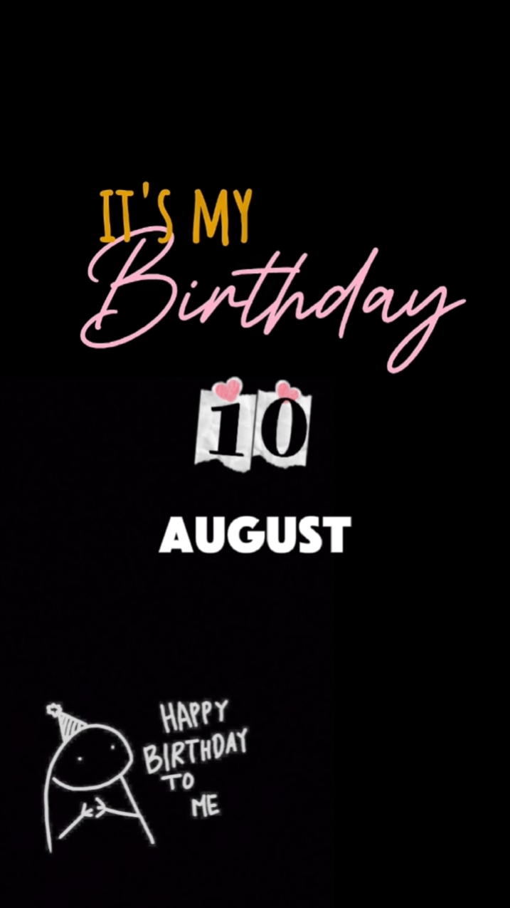 CUMPLEAÑOS 10 DE AGOSTO 