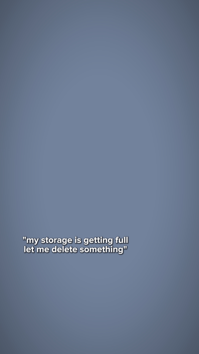 my storage is 