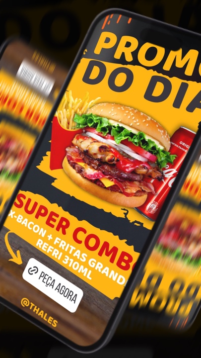 Poster Makanan Burger