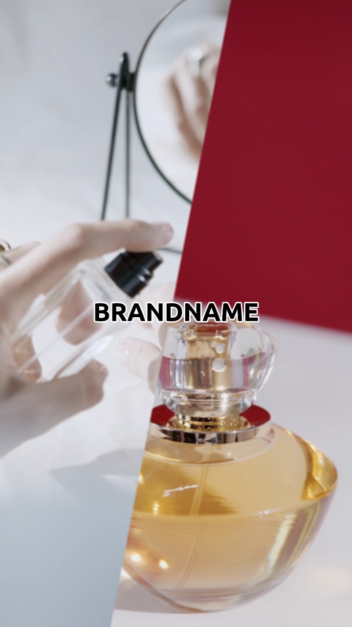 Perfume Product Display Beating Match TikTok Style