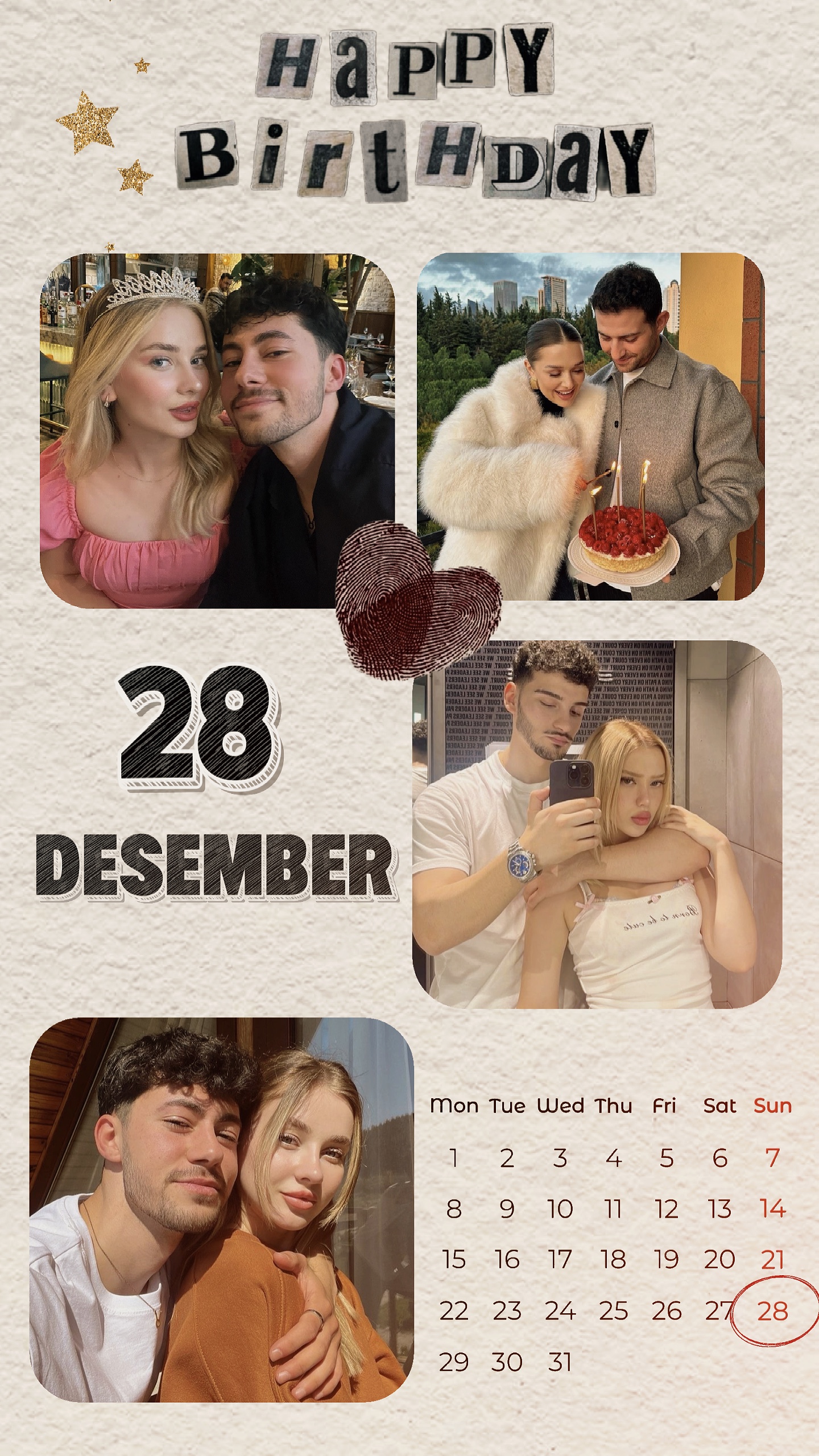 Birthday boyfriend
