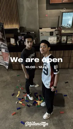 We are open