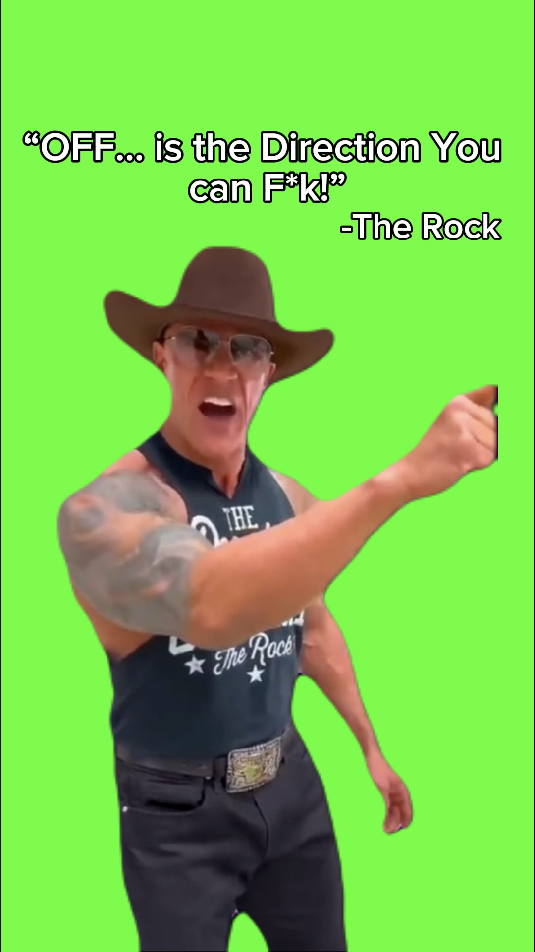 "¡F OFF!" La Roca