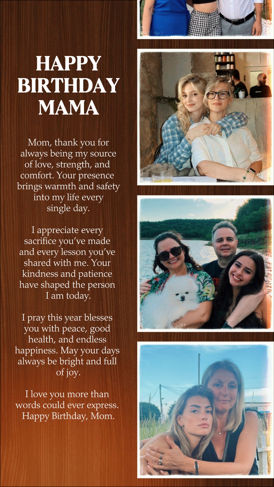 HAPPY BIRTHDAY MAMA