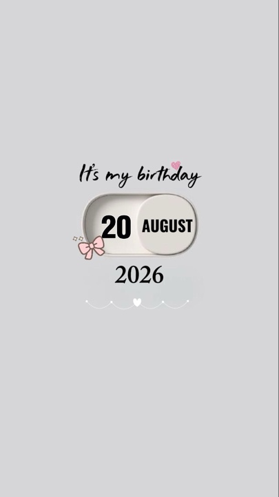 C'EST MON ANNIVERSAIRE 