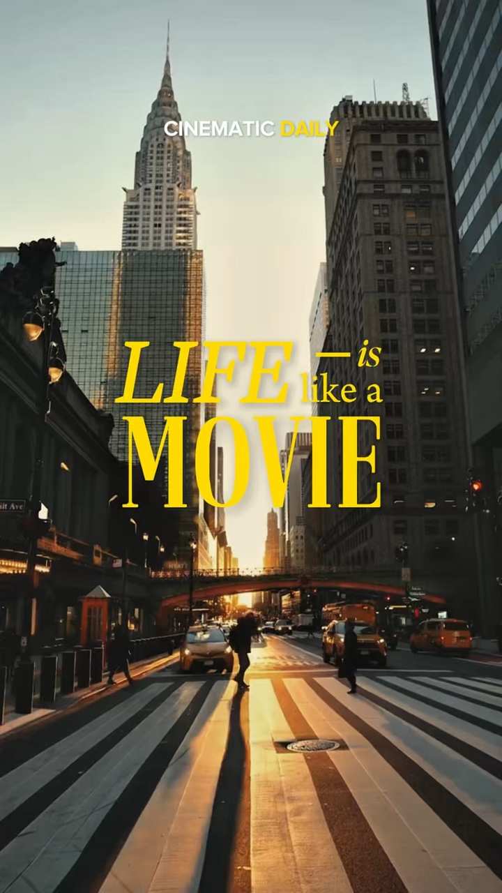 La vida es como una película