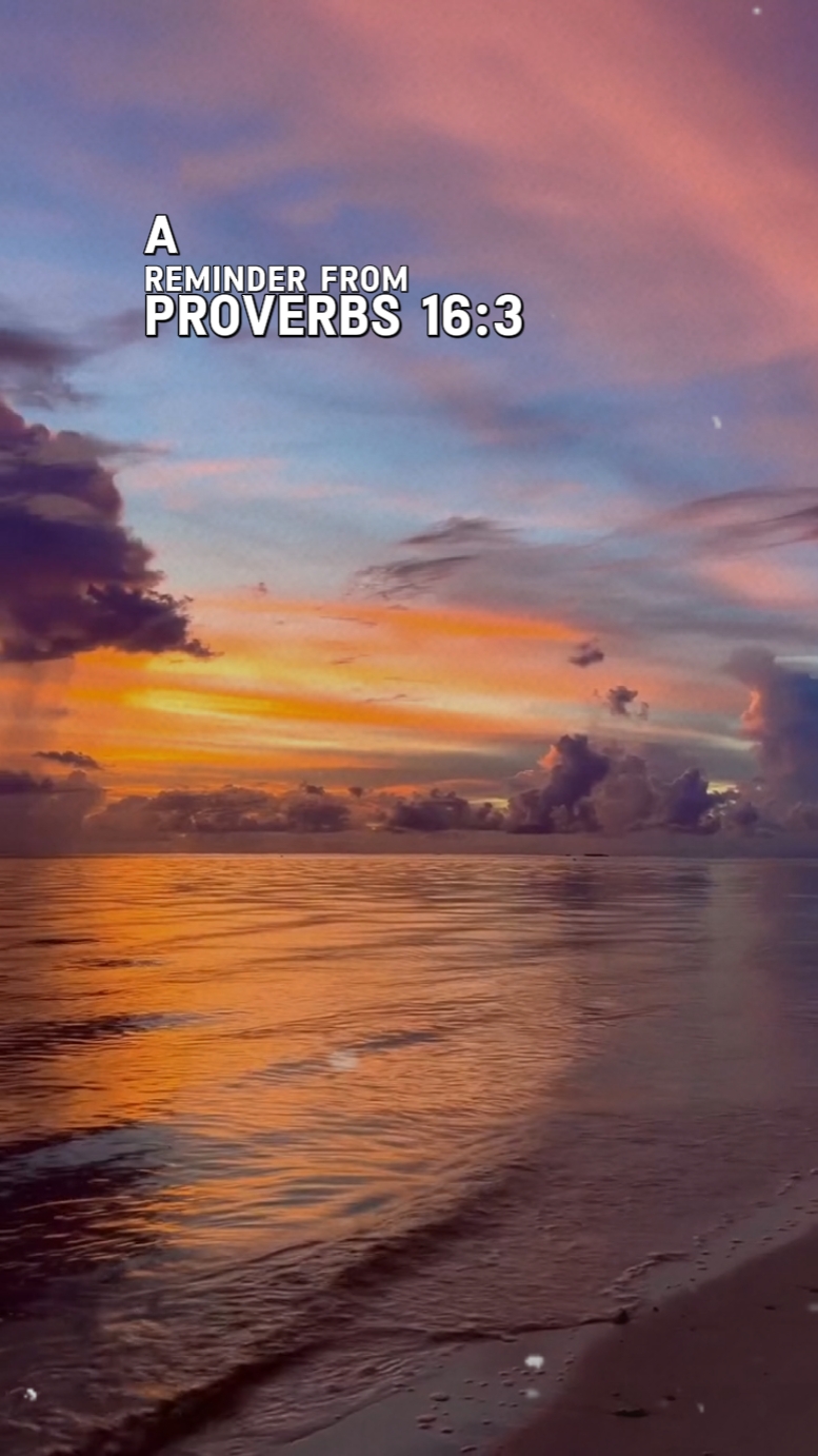 Provérbios 16: 3