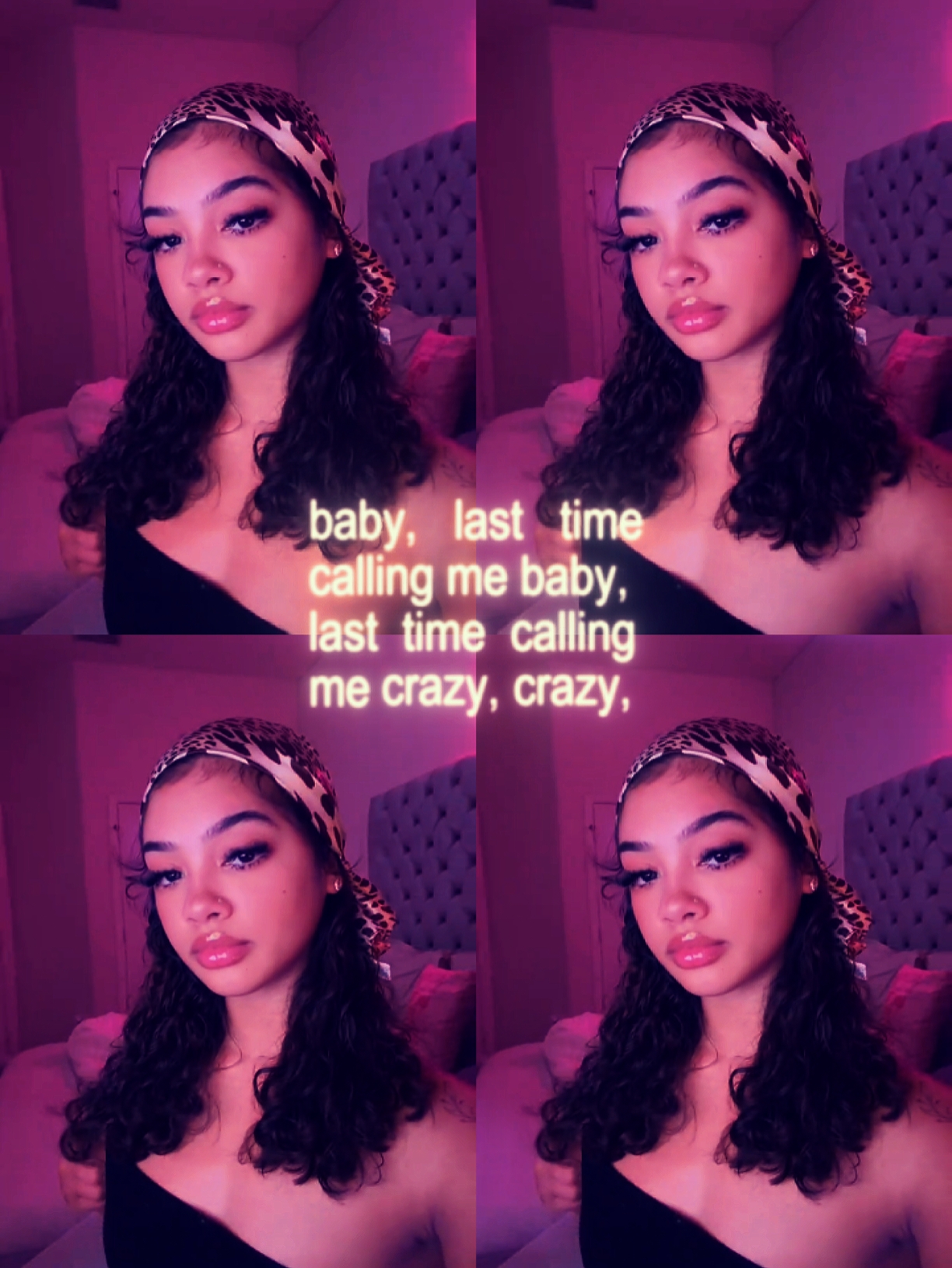 Calling me baby