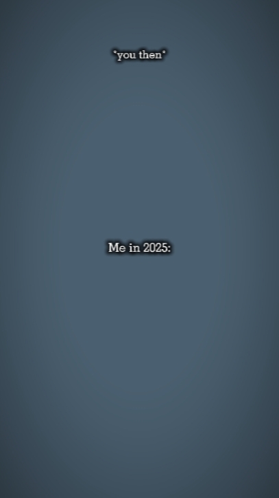 me in 2025 vs 2026