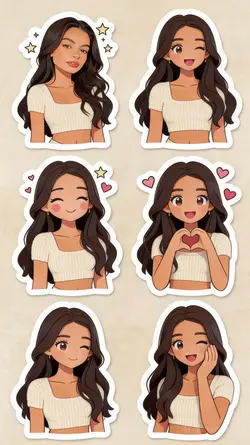 Sua versão STICKER