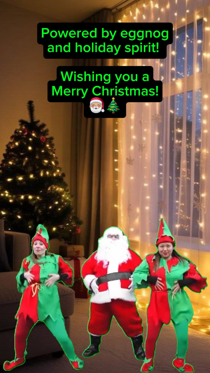 elf santa joget