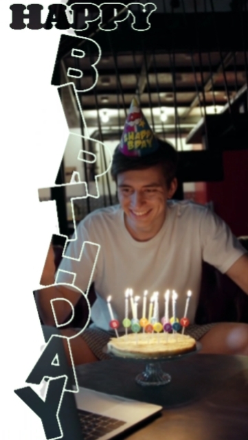 Modelo de aniversário