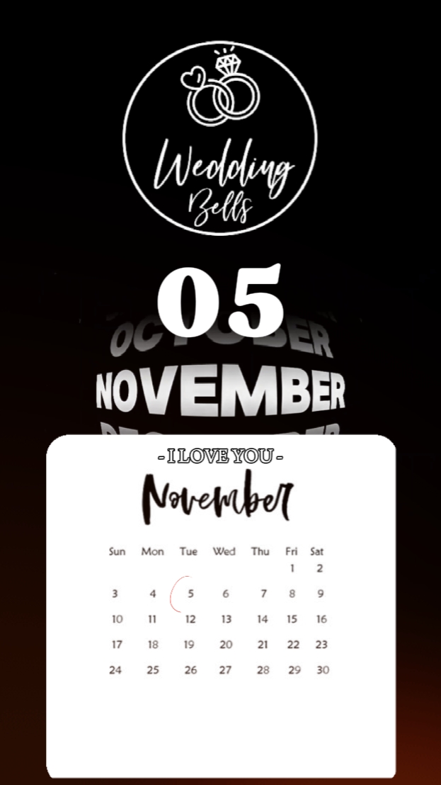 November 5 Wedding