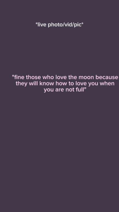 love the moon