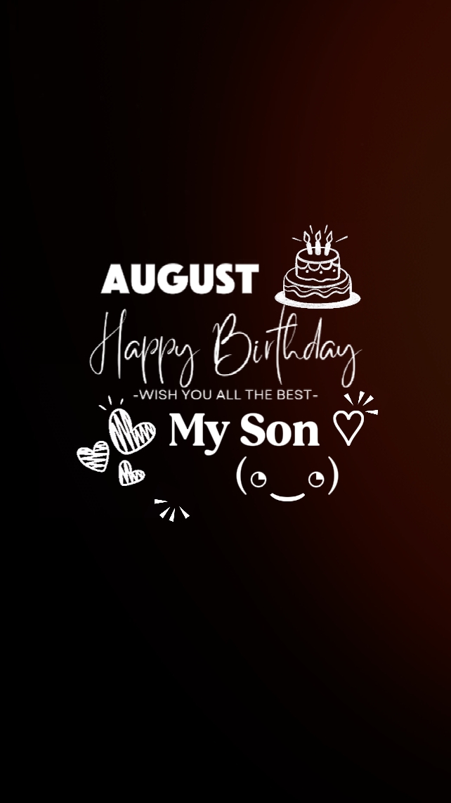 August B'day Son