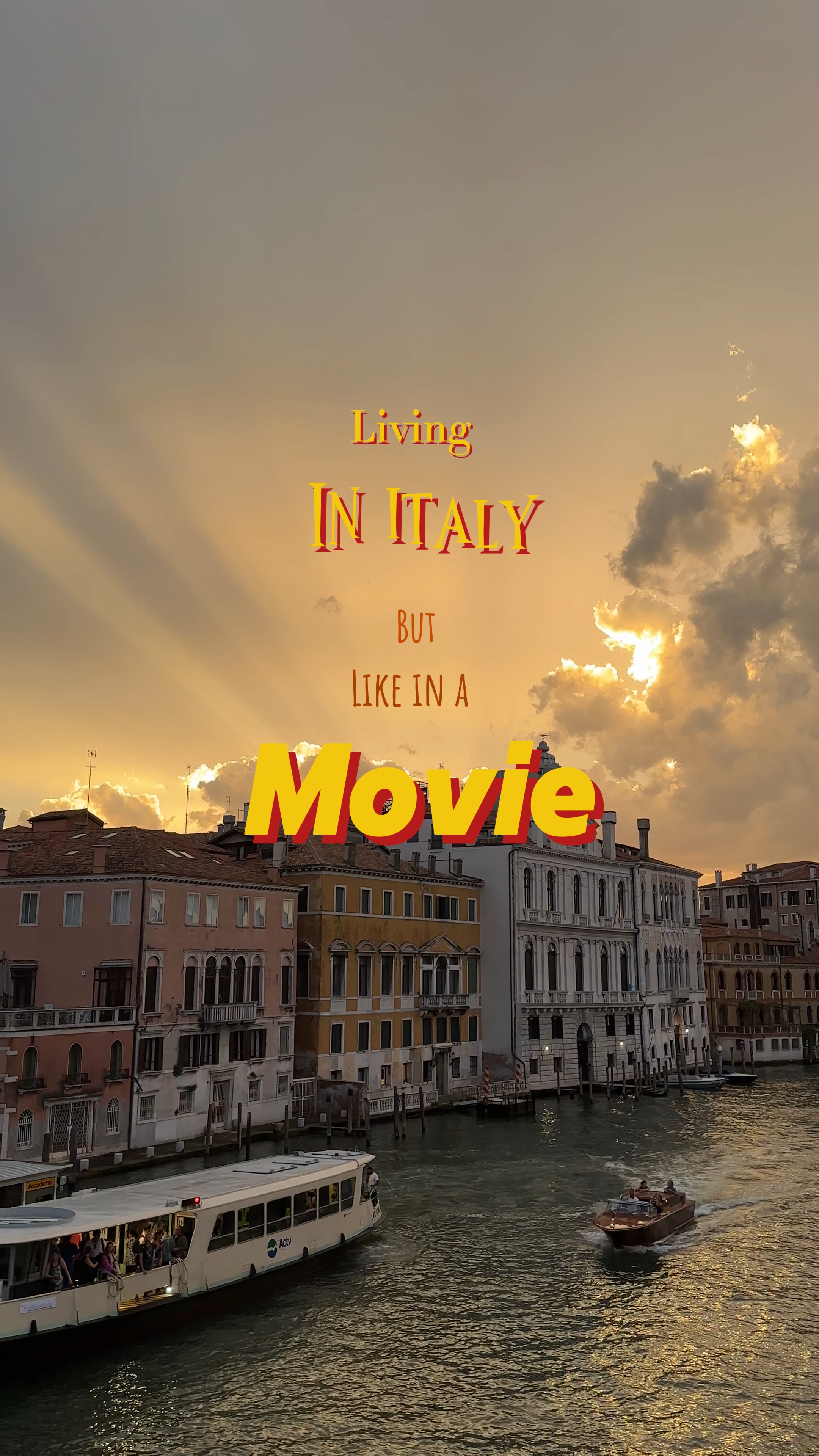 Italy like in movies