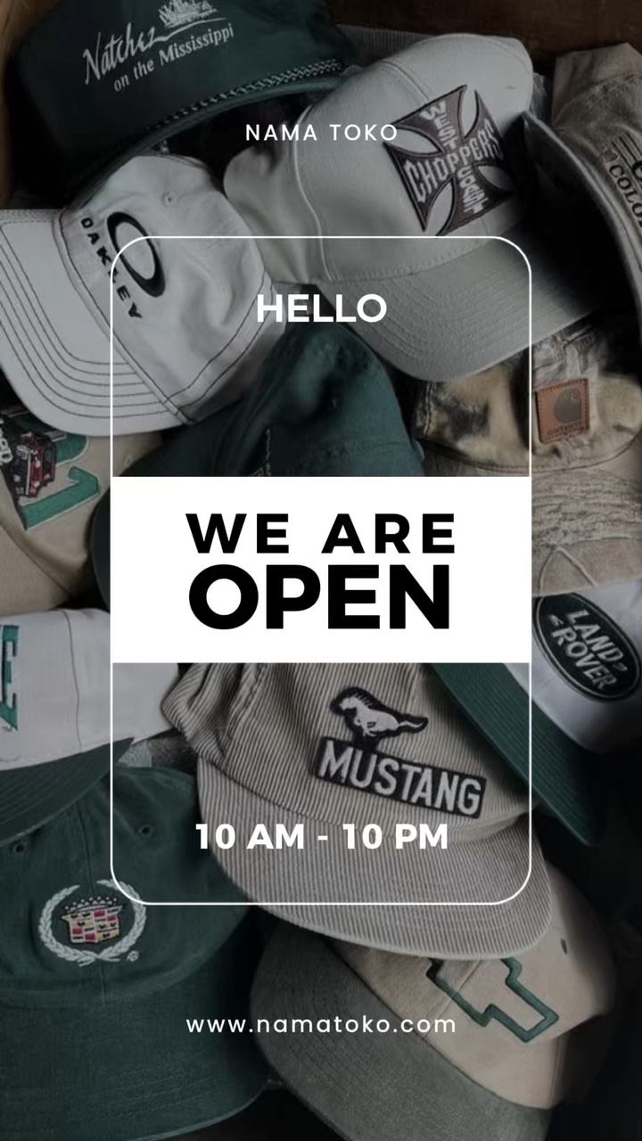 we are open 