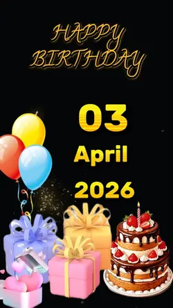 birthday 3 April