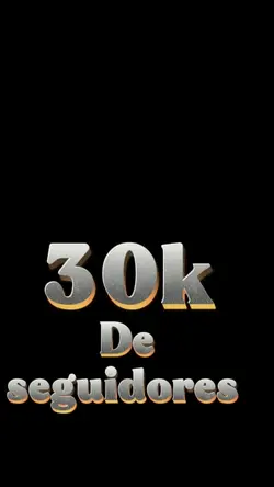 30k de seguidores 
