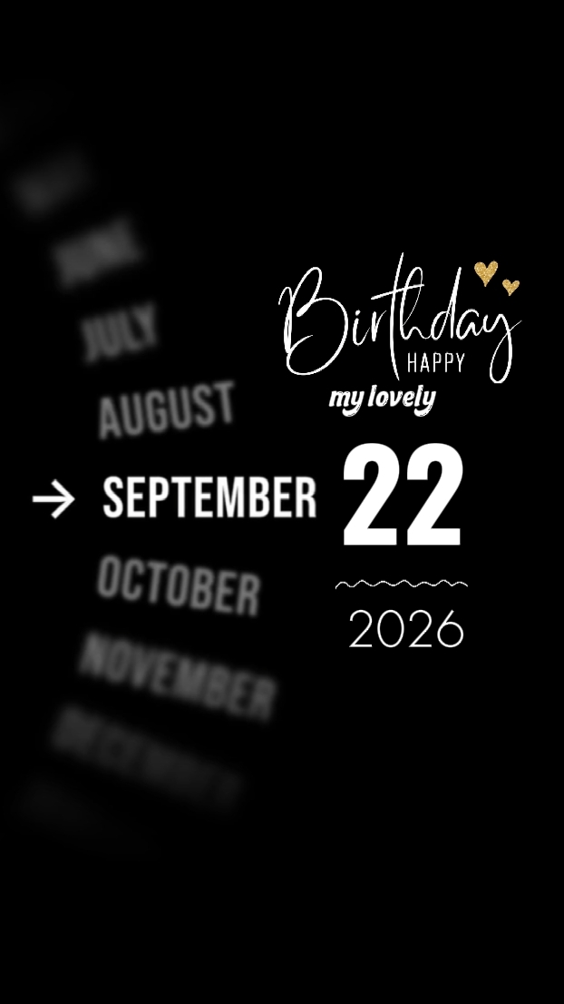 ANNIVERSAIRE LOVE 22 SEPTEMBRE