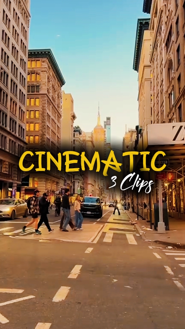 3 Clips Cinematic 