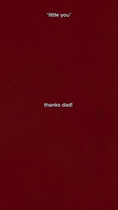 ¡Gracias papá! 