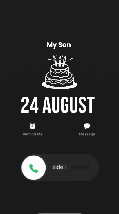 BDAY MY SON 24August