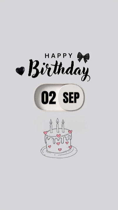 HBD 02 SEP 2026