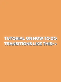 TUT ON TRANSITIONS