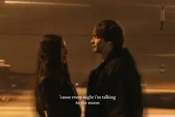 talking to the moon