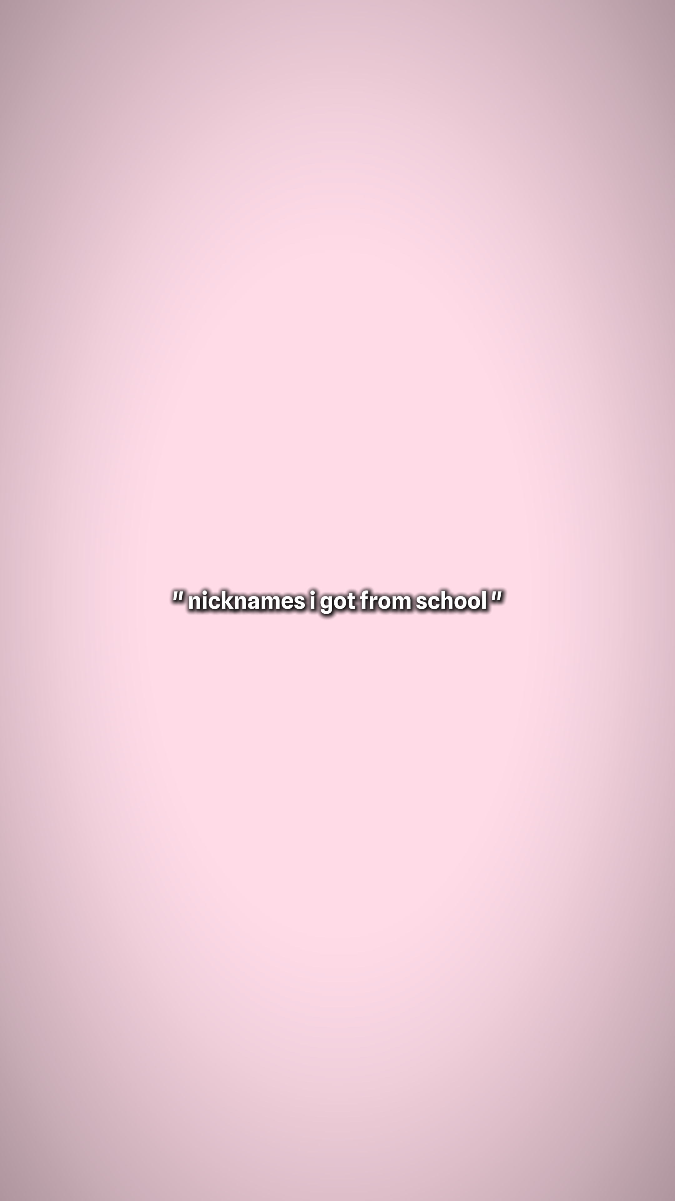nama panggilan yang saya dapatkan
