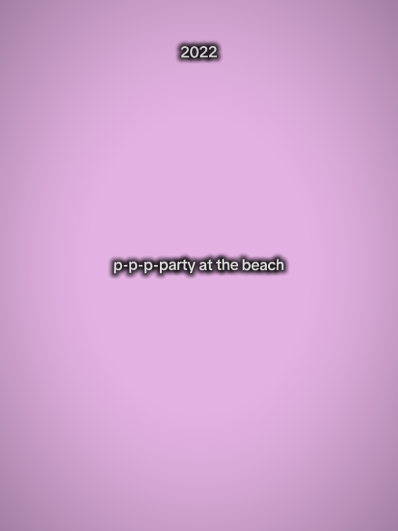party at the beach