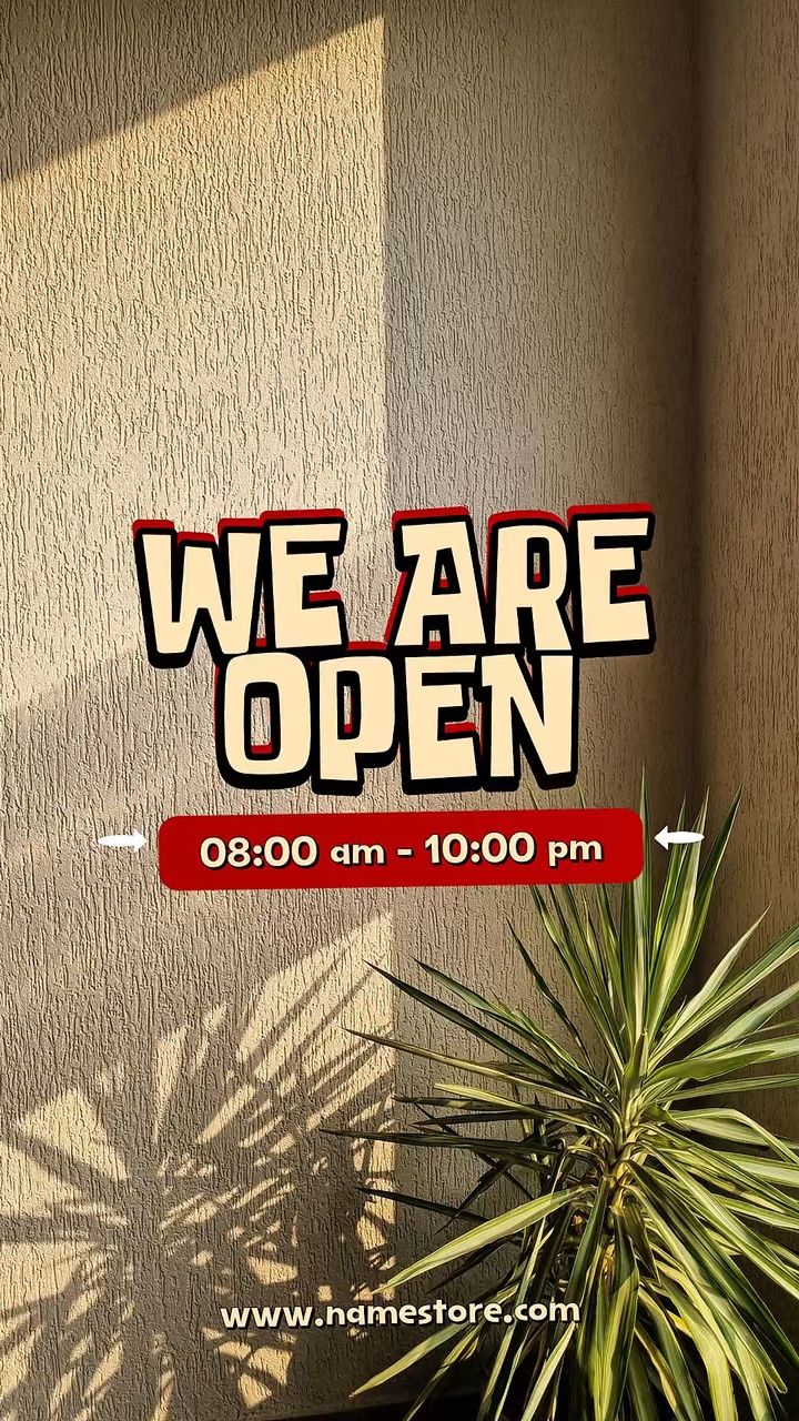 We Are Open 
