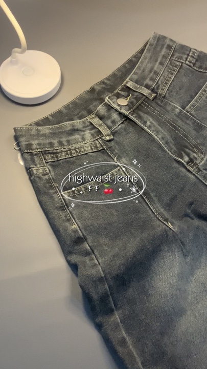 celana jeans highwaist