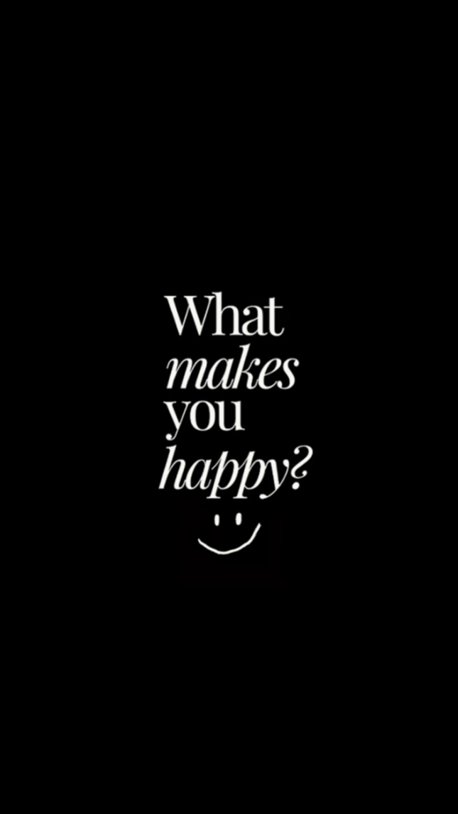 ¿Qué te hace feliz?